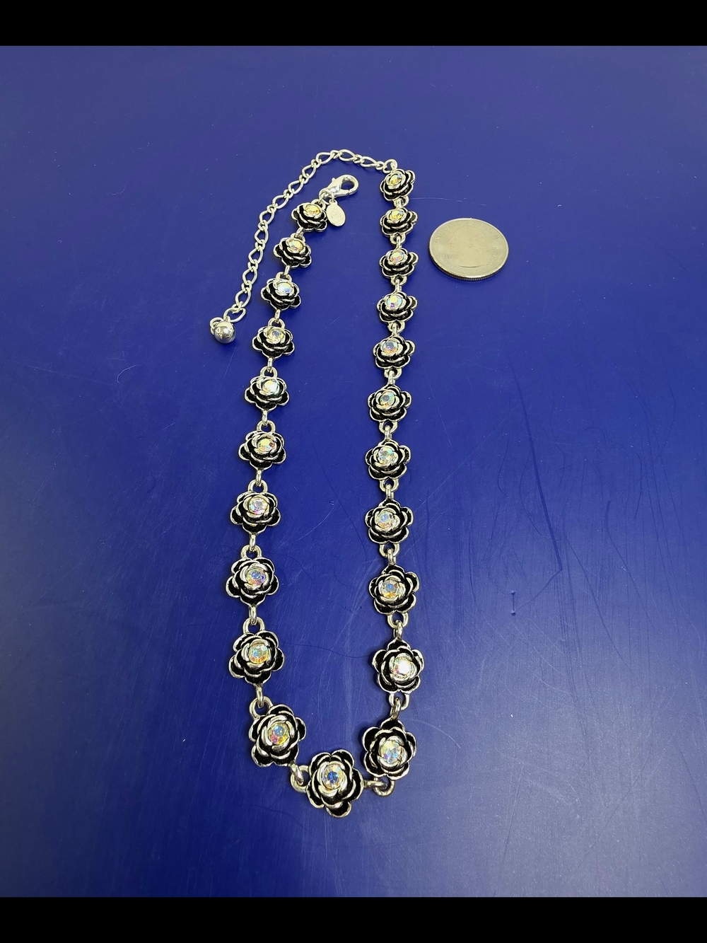 Premiere Designs Vintage Floral "Primrose" Necklace - Picture 3 of 7